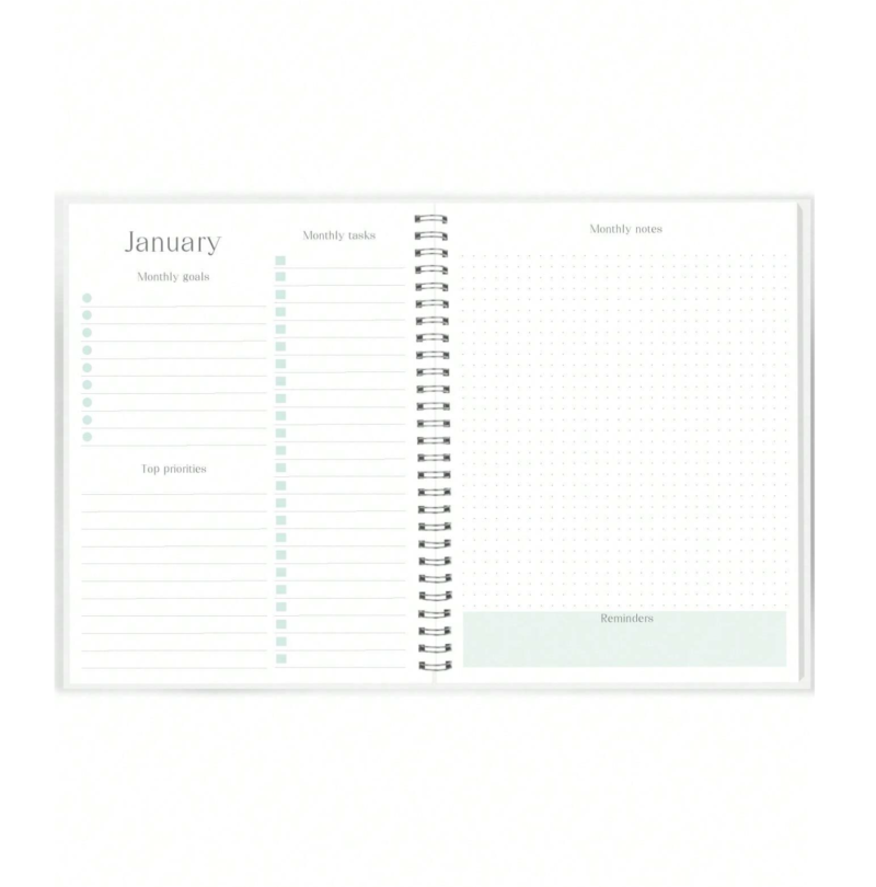 Trees 2025-2026 Planner Weekly And Monthly Notebook - Image 4