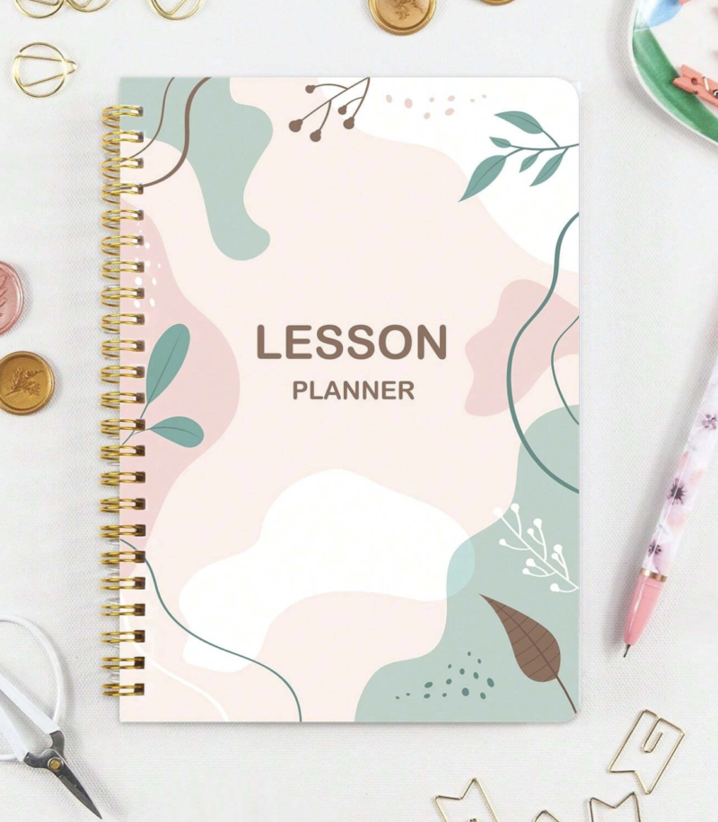 1PC Daily Lesson Planner, Undated Weekly/Daily Lesson Plan Book